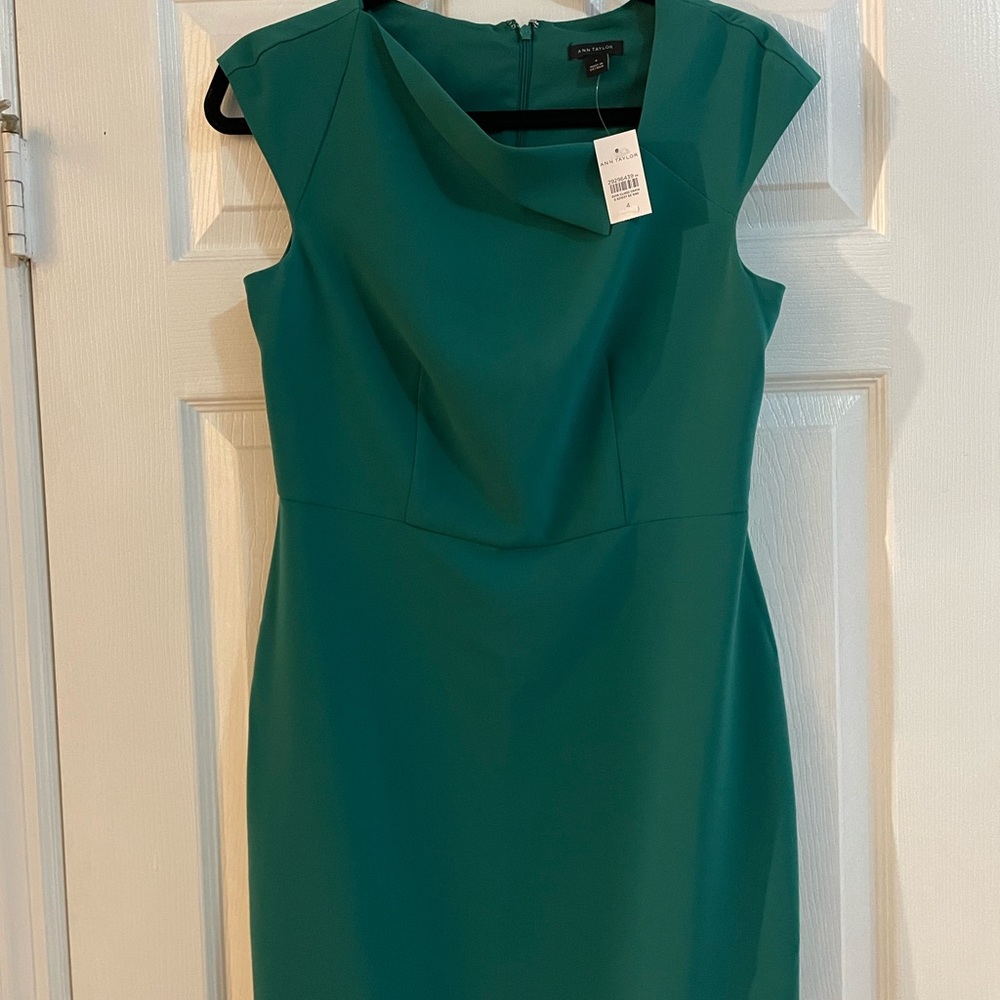 Ann Taylor almost emerald green dress! NWT